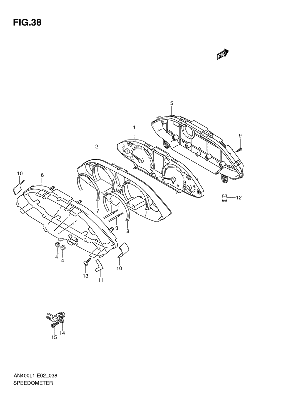 Speedometer              

                  An400l1 e19