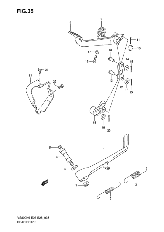 Front brake caliper