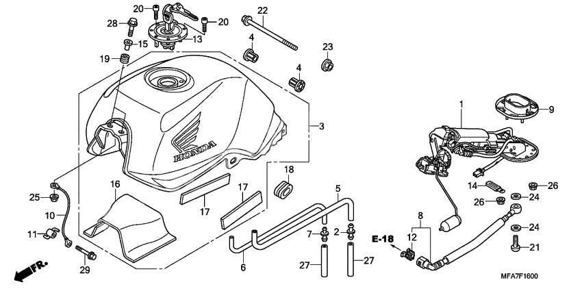 Fuel tank/fuel pump