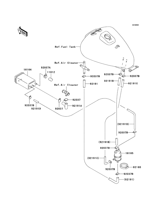 Fuel evaporative system              

                  Ca