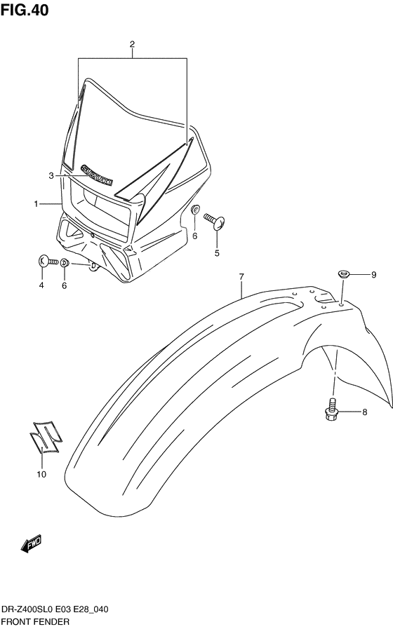 Front fender              

                  Model k9