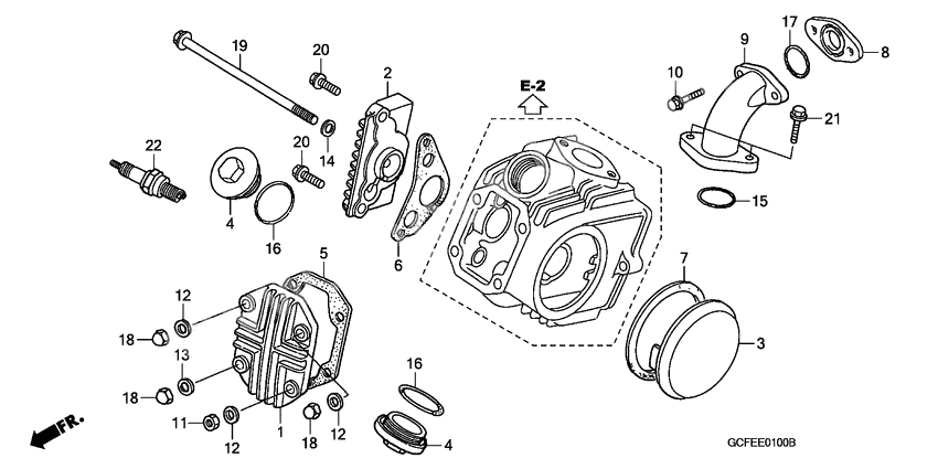 Cylinder head cover