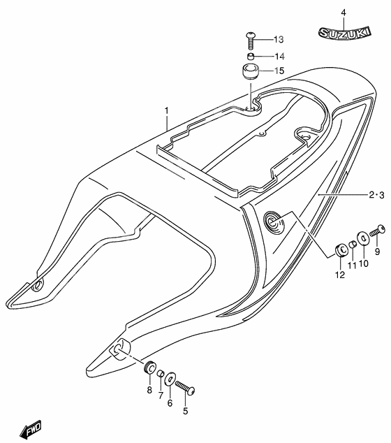 Frame cover              

                  Gsx-r600zk3