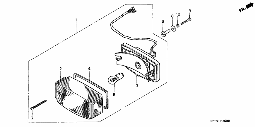 Taillight unit ass`y