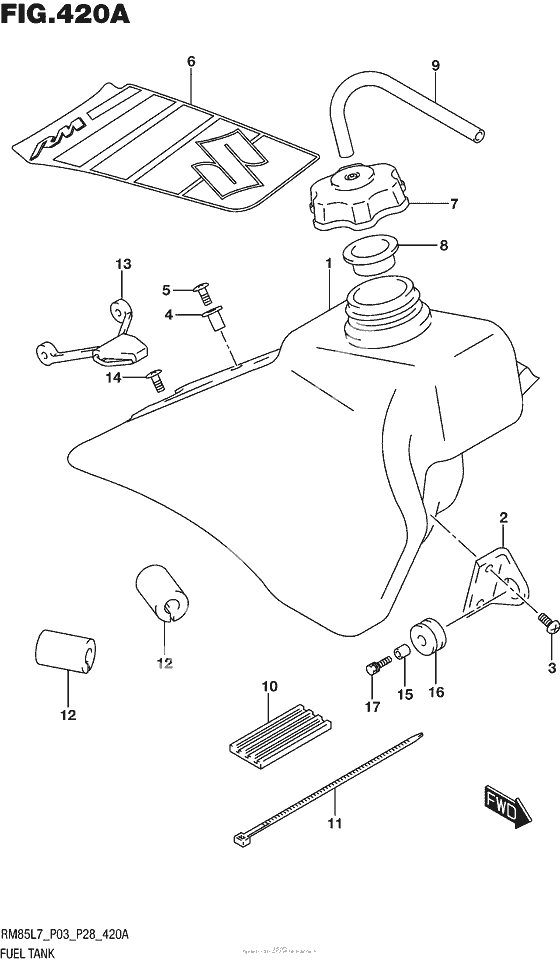 Fuel tank t o/i