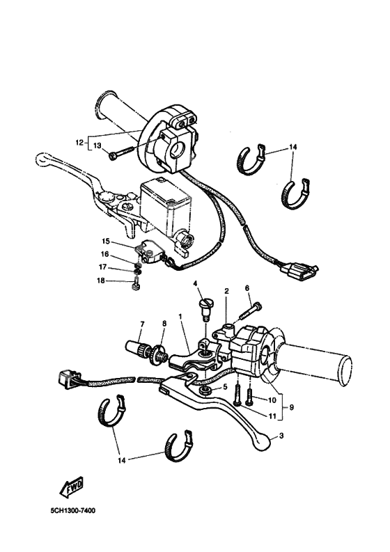 Interruptor manillar&palanc