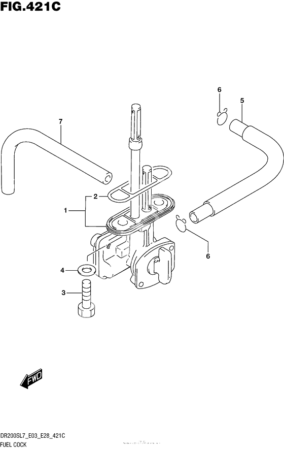 Fuel Cock (Dr200Sl7 E33)