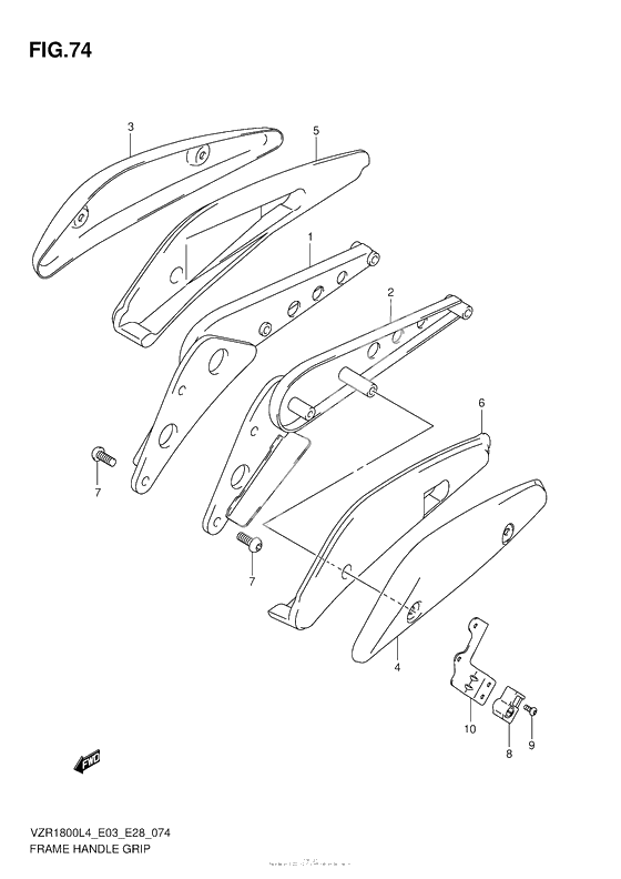 Задний кронштейн
