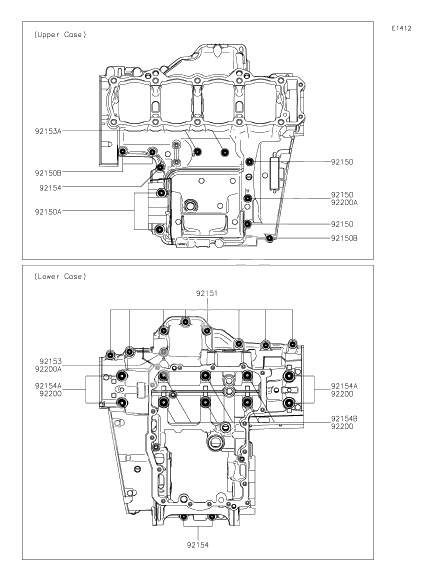 Crankcase Bolt Pattern