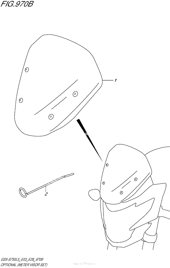 Визор спидометра