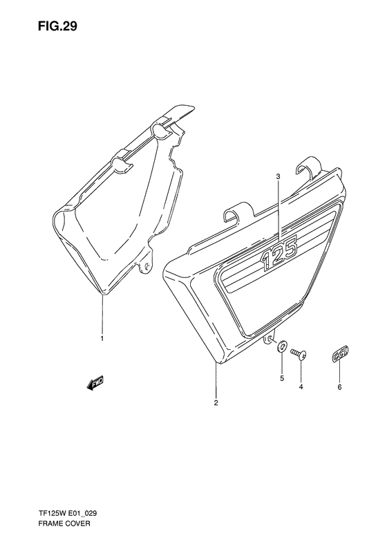 Frame cover              

                  Model x