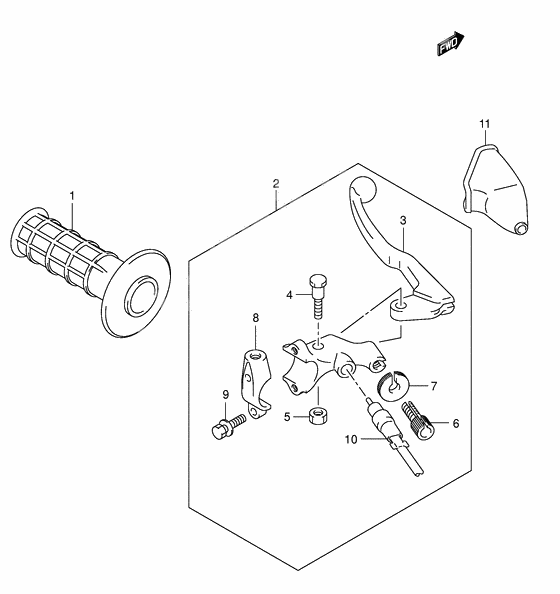 Left handle lever