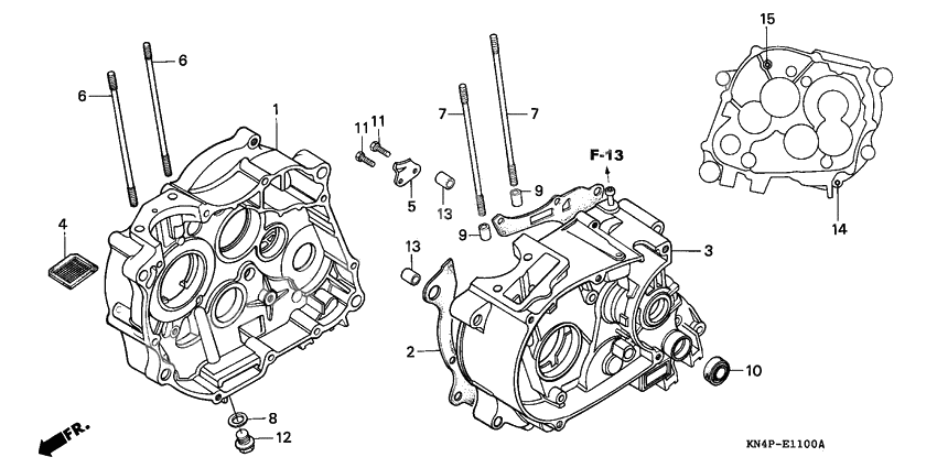 Crankcase              

                  CRF100F