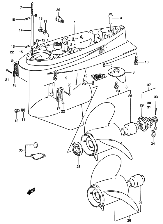 Gear case