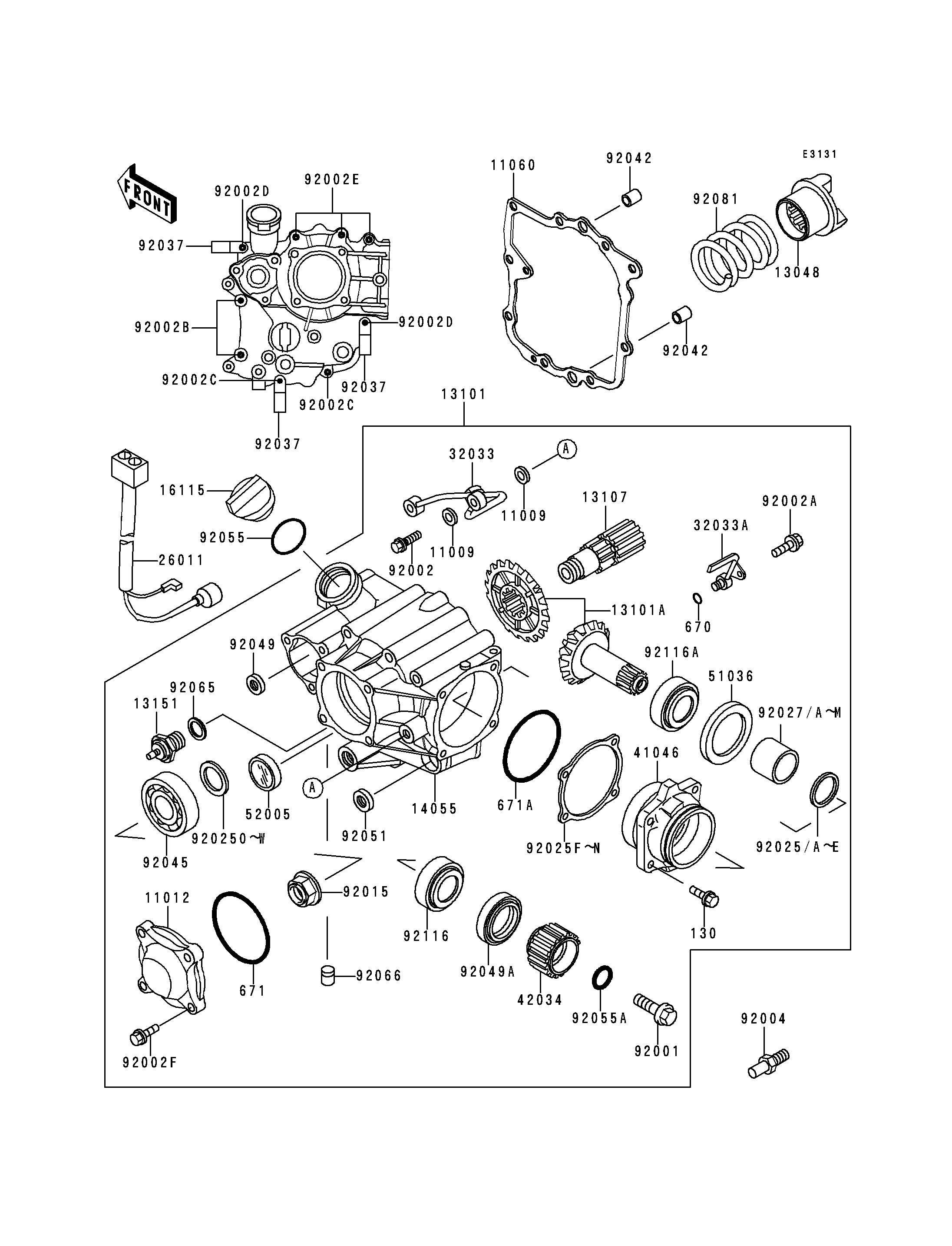 Front Bevel Gear