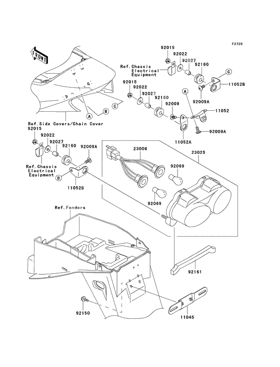 Taillight unit ass`y