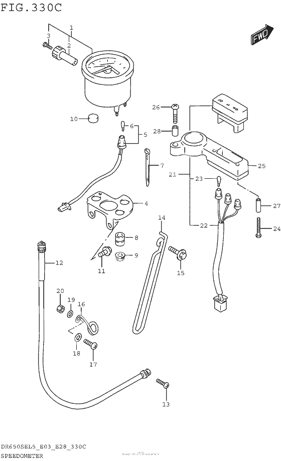 Speedometer (Dr650Sel5 E33)