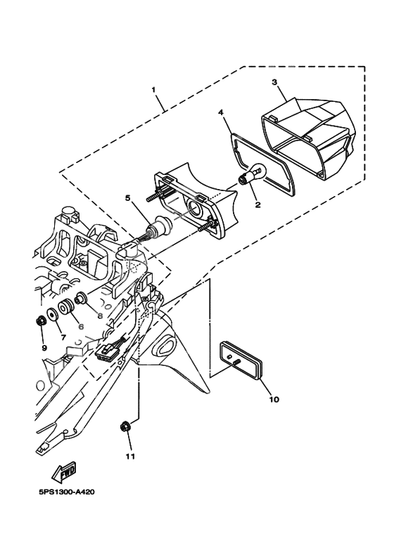 Taillight unit ass`y