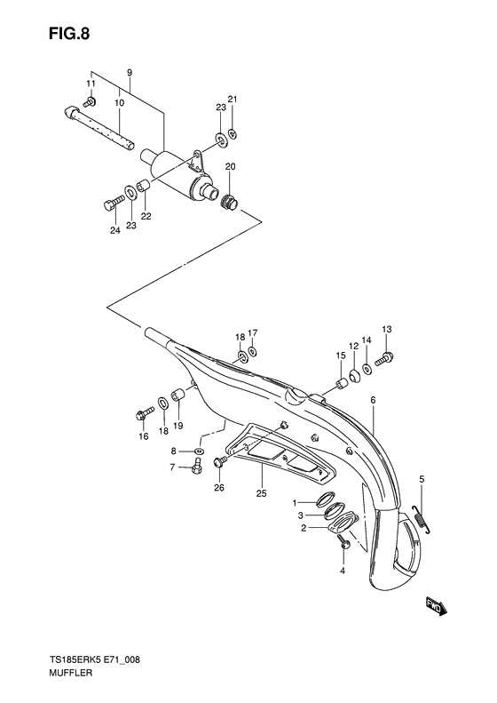 Muffler comp