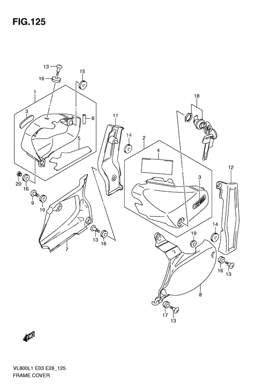 Frame cover              

                  Vl800l1 e28