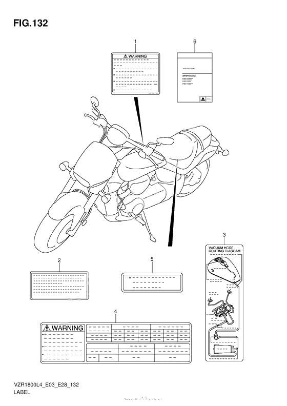 Информационные наклейки (Vzr1800Zl4 E33)
