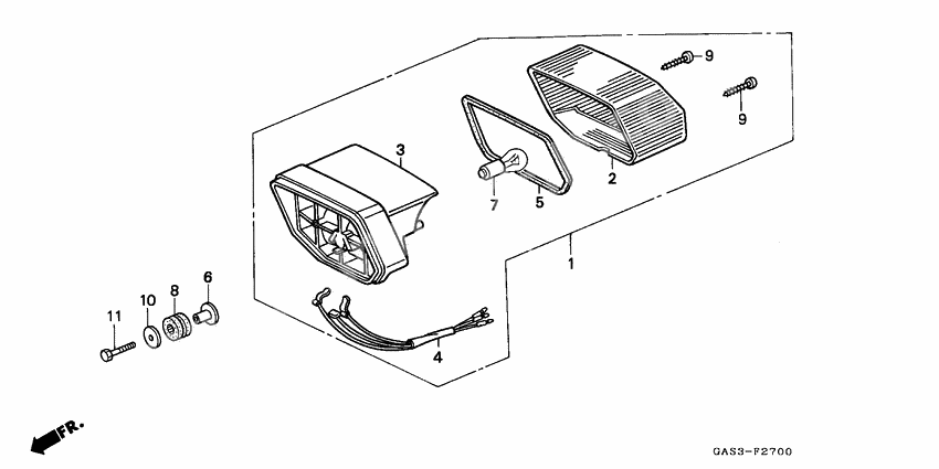 Taillight unit ass`y