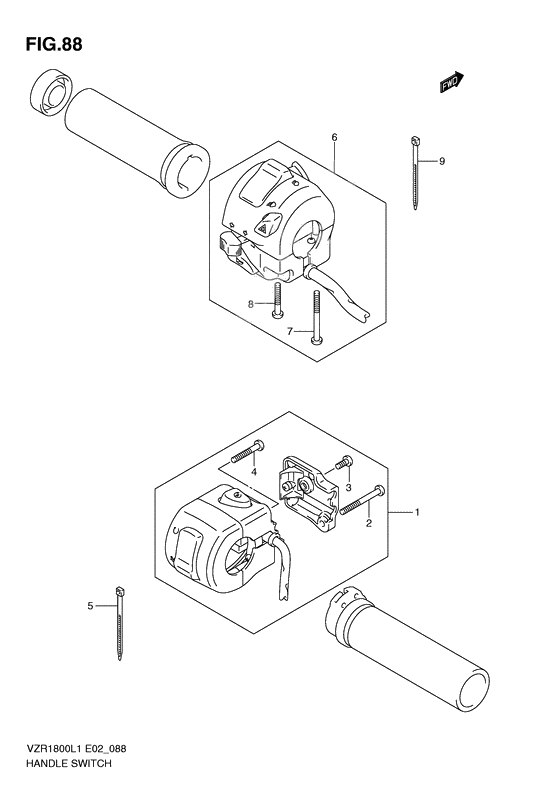 Handle switch              

                  Vzr1800zl1 e2