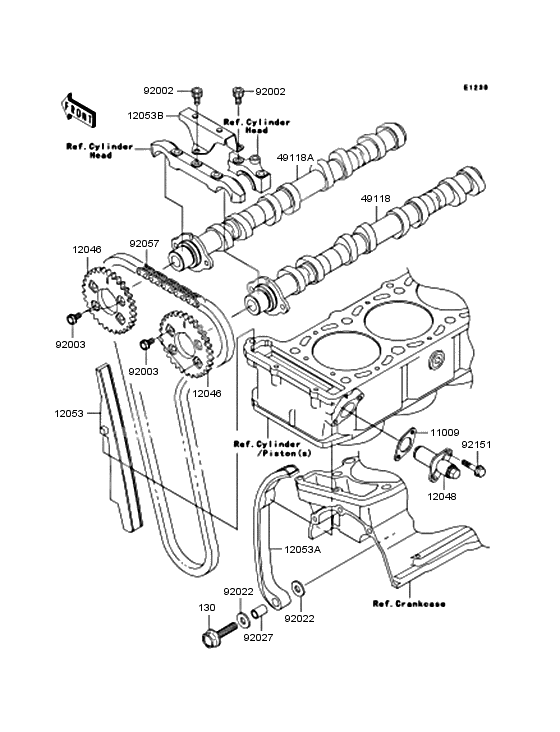 Camshaft/tensioner              

                  s