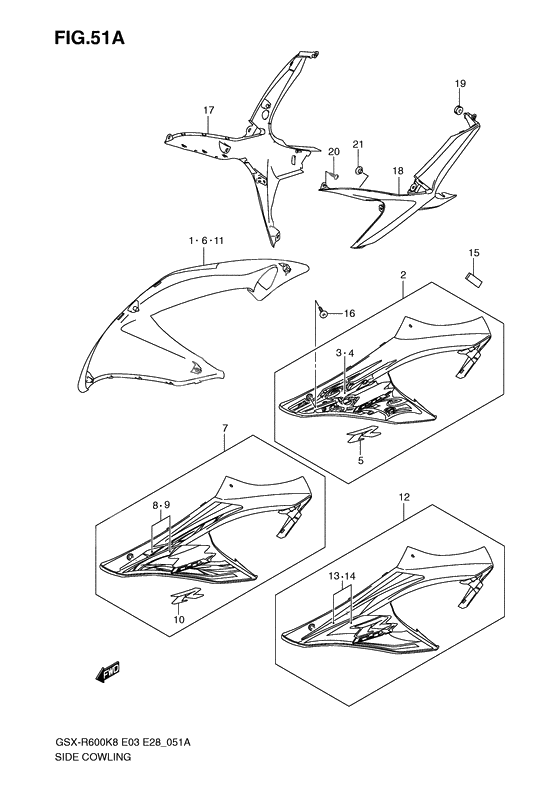 Side cowling              

                  Model k9