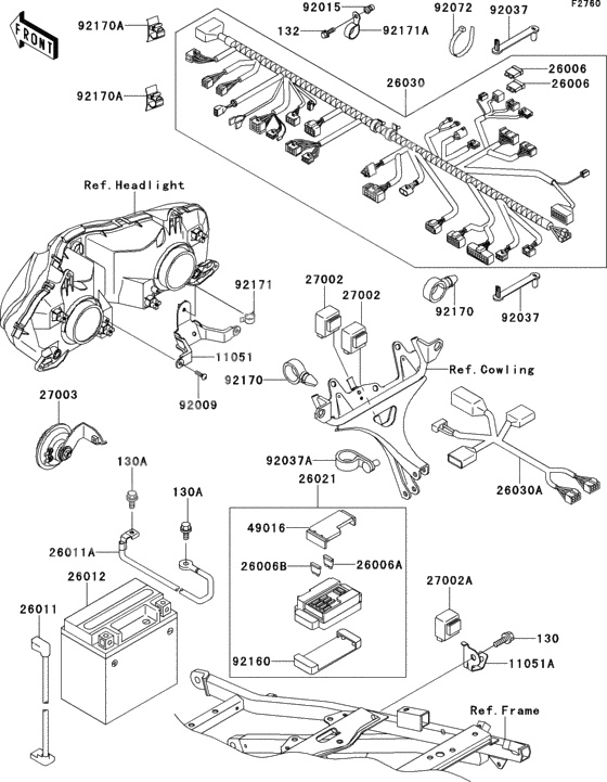 Chassis electrical equipment