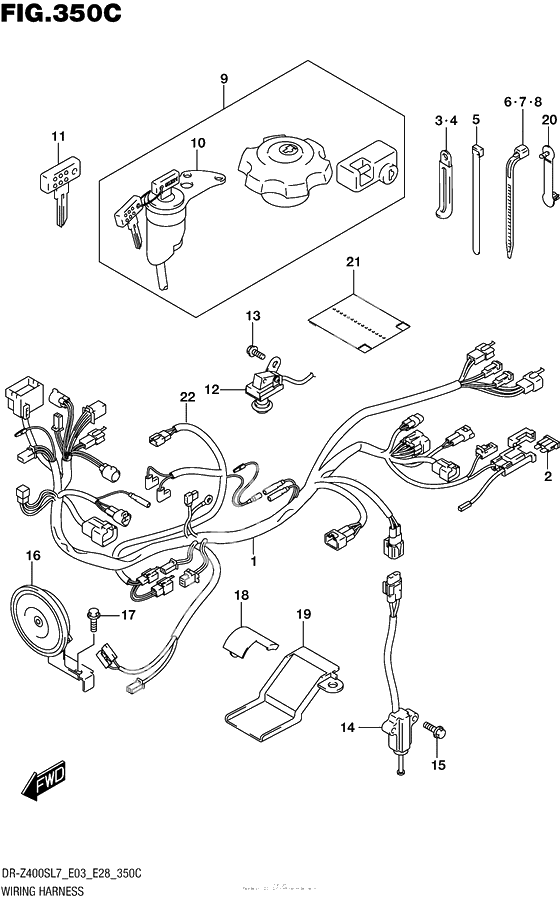 Wiring Harness (Dr-Z400Sl7 E33)