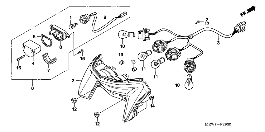 Taillight unit ass`y