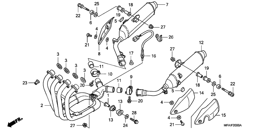 Exhaust muffler