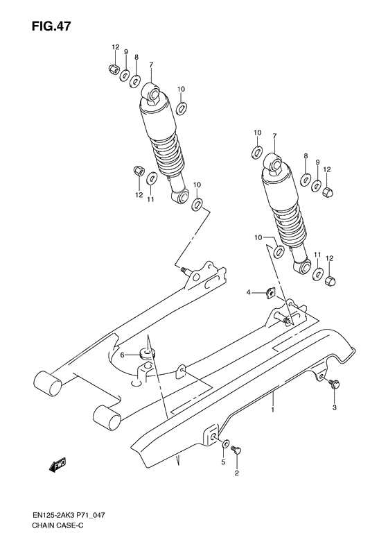 Chain case              

                  En125-2ak3/-2ak7/-2ak8