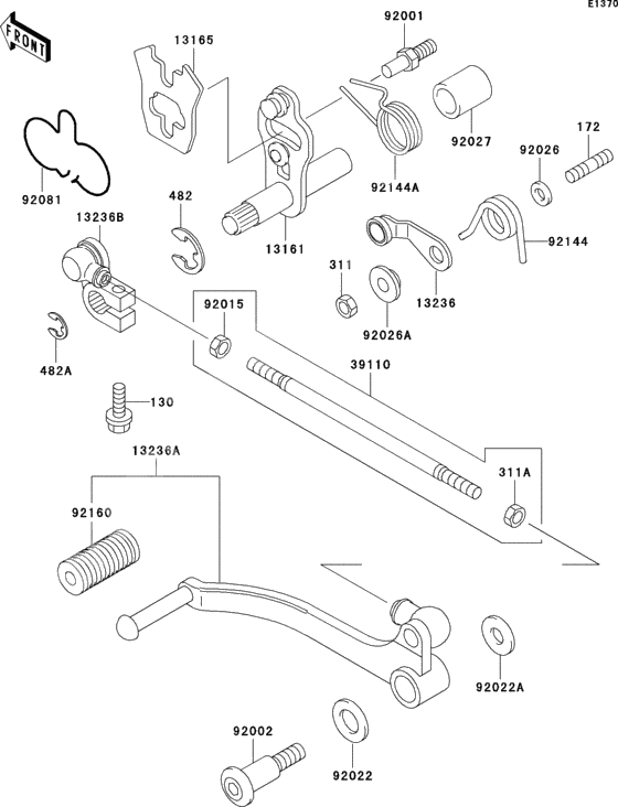 Gear change mechanism