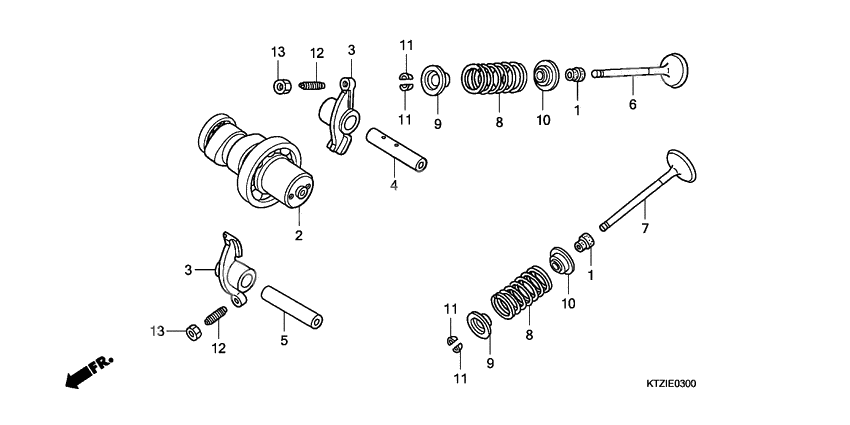 Camshaft/valve