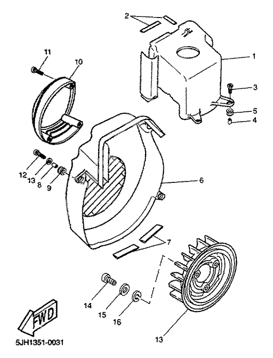 Air shroud. fan