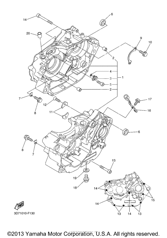 Картер двигателя