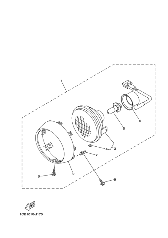 Headlight assy