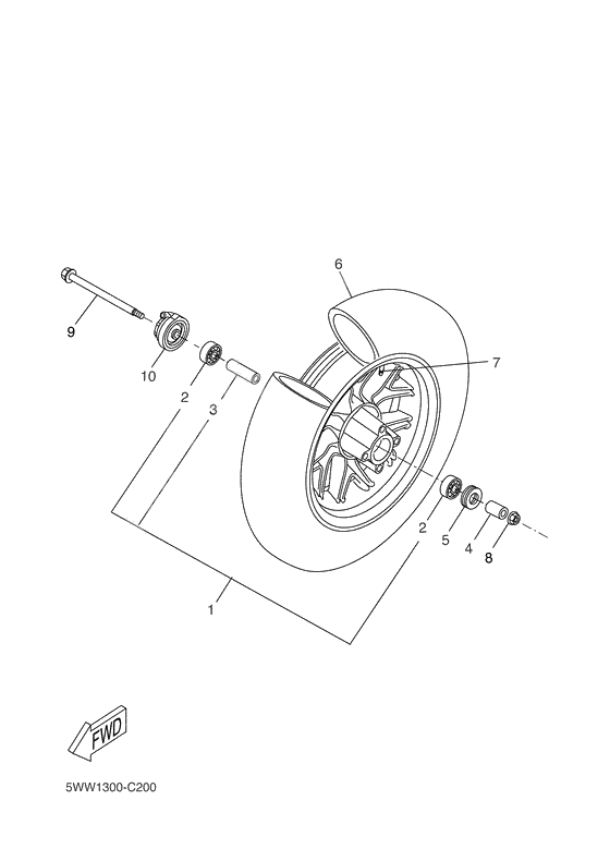 Front wheel