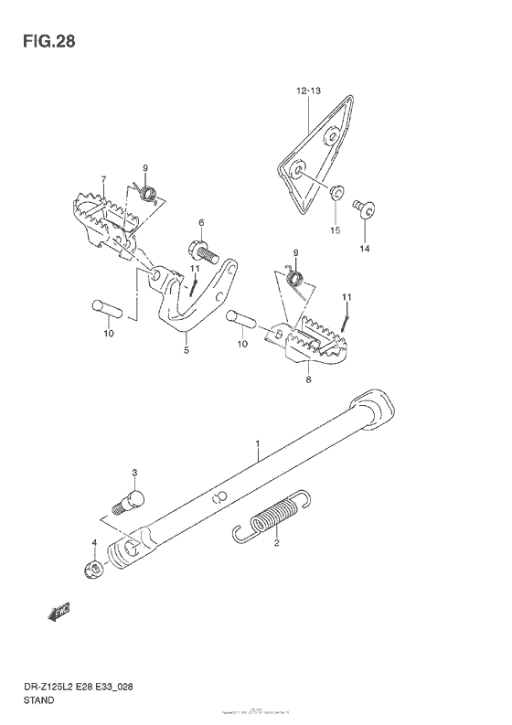 Stand (Dr-Z125 E33)