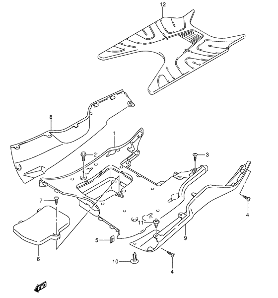 Rear leg shield