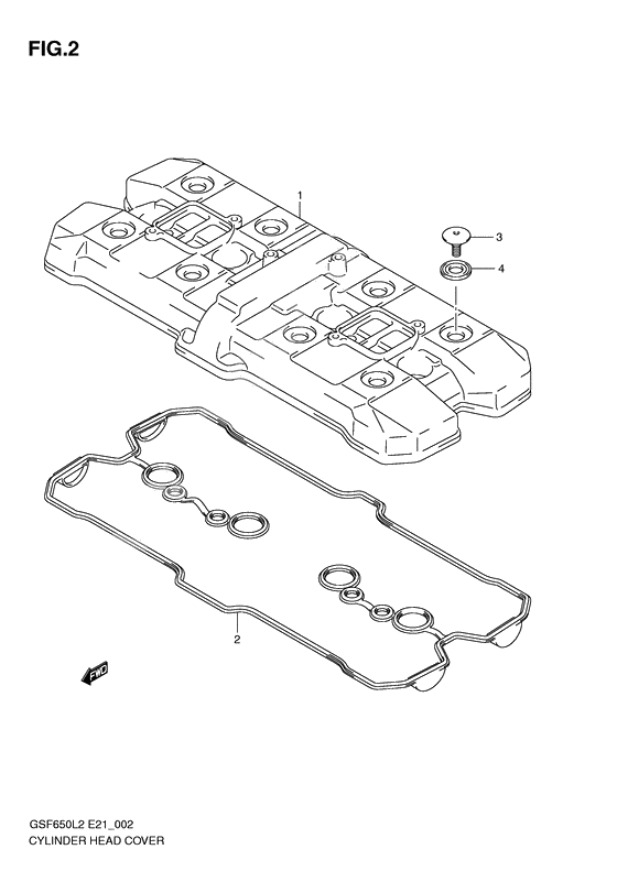 Cylinder head cover