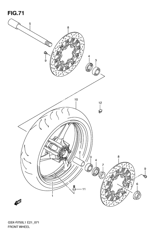 Front wheel