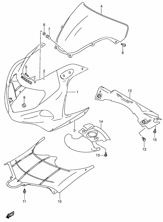 Cowling body              

                  Model k1