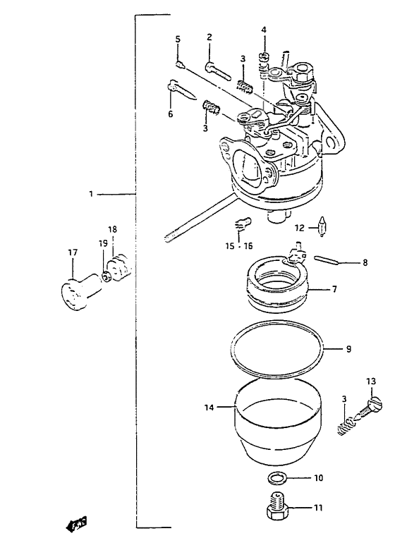 Carburetor assy