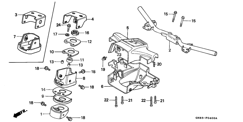 Handle pipe/handle cover