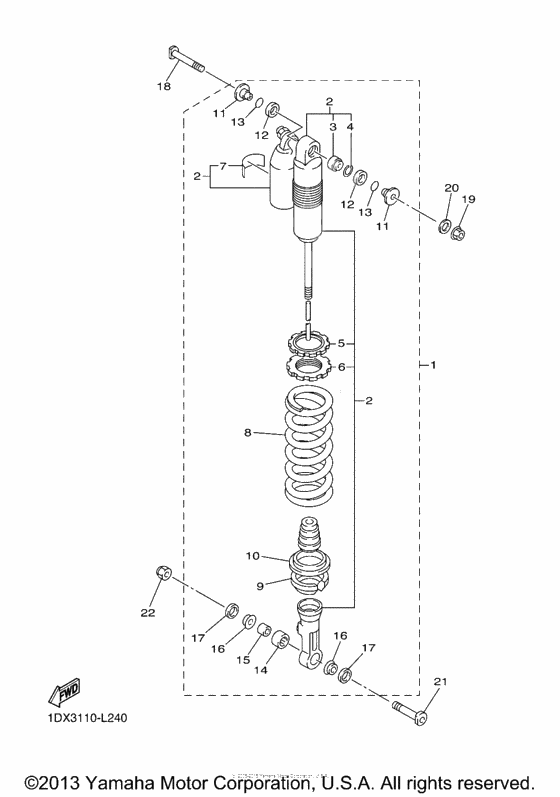 Rear suspension