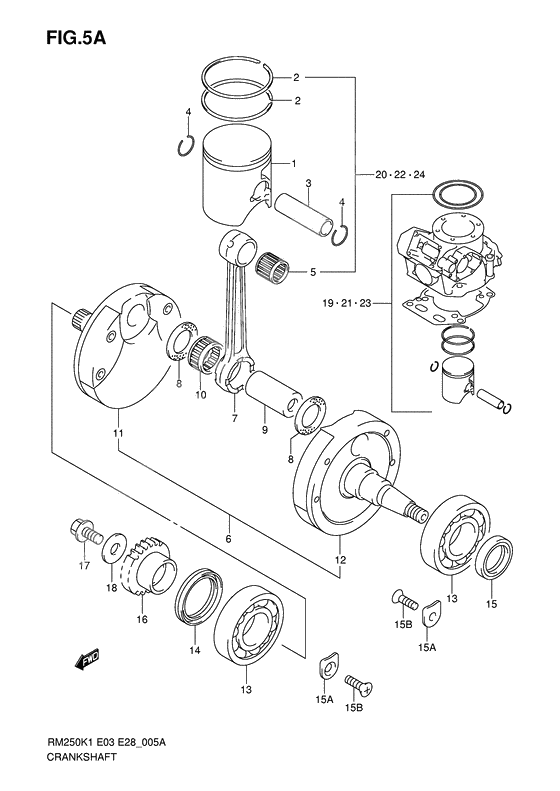 Crankshaft              

                  Model k3/k4/k5/k6