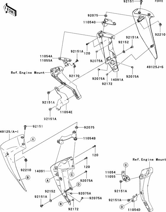 Cowling lowers